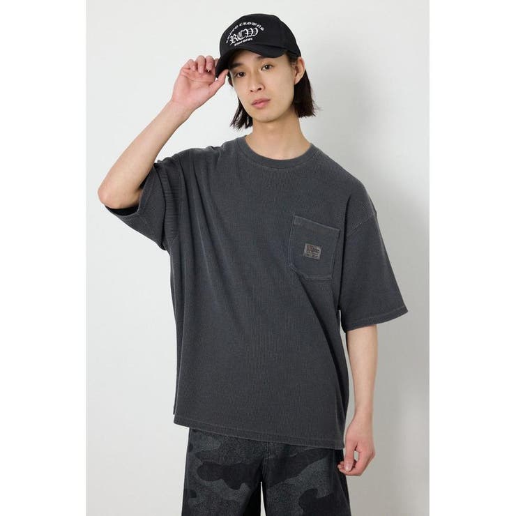 C.GRY | ピグメントワッフルTシャツ | RODEO CROWNS WIDE BOWL