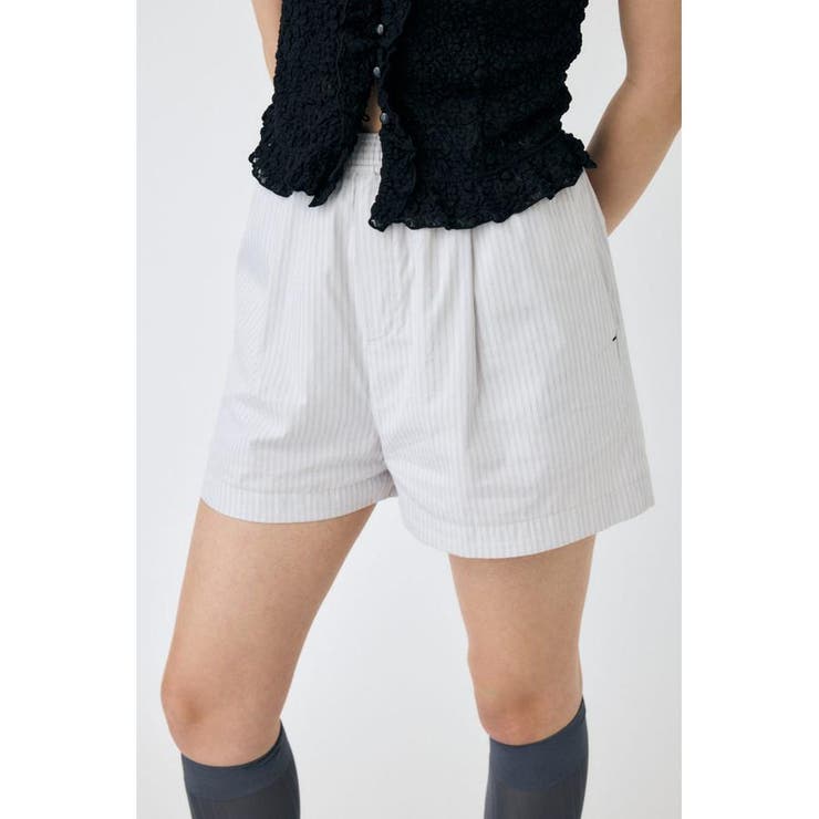 柄WHT5 | DRAWSTRING TRACK ショーツ | MOUSSY OUTLET