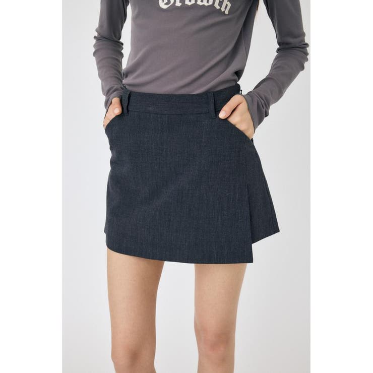 D/GRY3 | WRAP DETAIL ショーツ | MOUSSY OUTLET