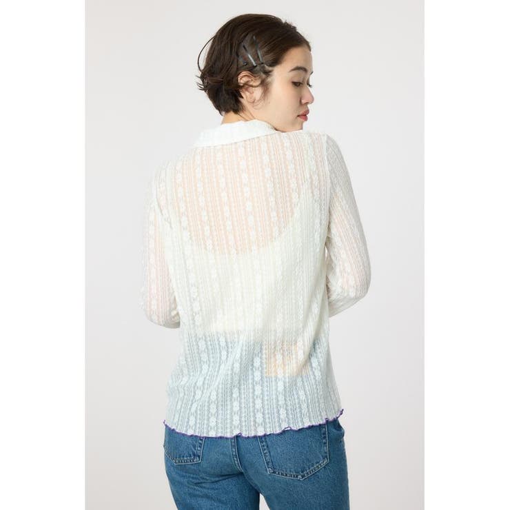 POINT COLOR シアーシャツ | RODEO CROWNS WIDE BOWL | 詳細画像5 