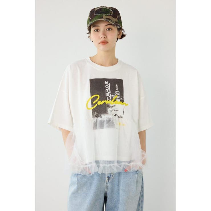O/WHT1 | チュールドッキングトップス | RODEO CROWNS WIDE BOWL