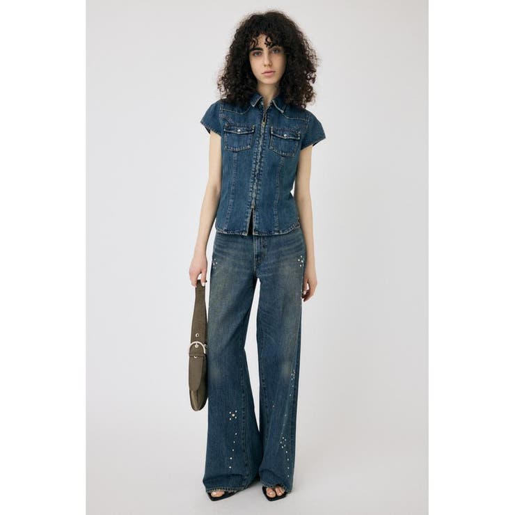 FLORAL STUDDED バギー | MOUSSY OUTLET | 詳細画像23 