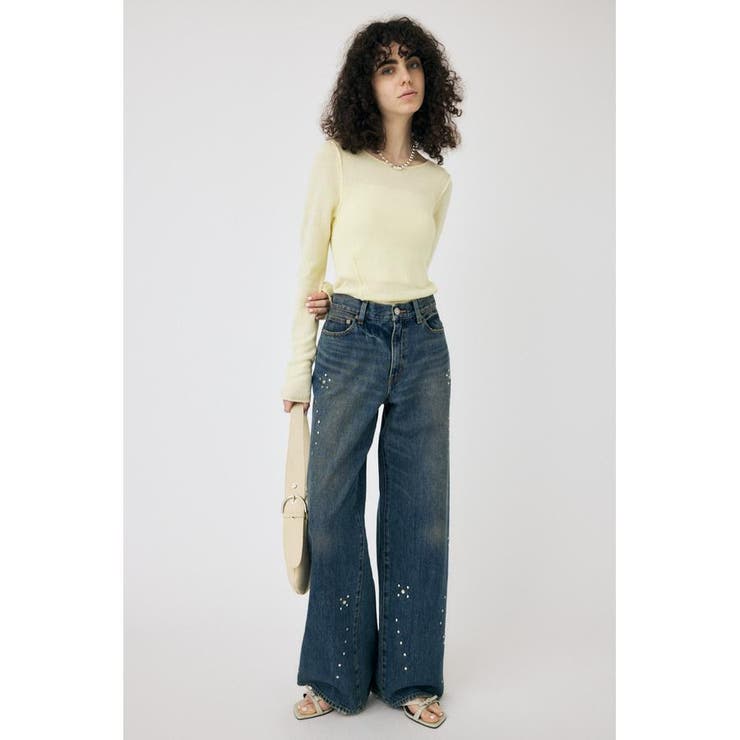 FLORAL STUDDED バギー | MOUSSY OUTLET | 詳細画像10 