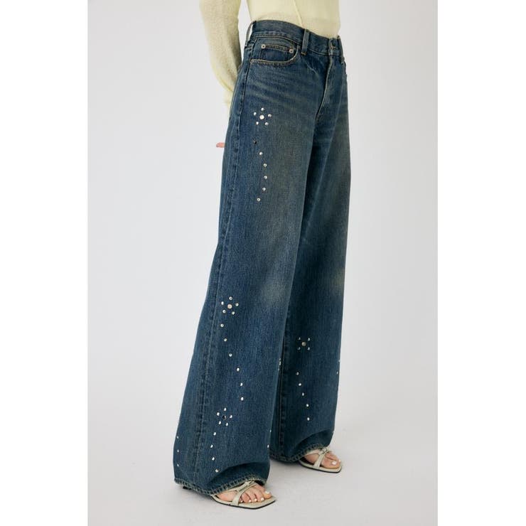 FLORAL STUDDED バギー | MOUSSY OUTLET | 詳細画像12 
