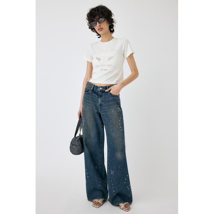 FLORAL STUDDED バギー | MOUSSY OUTLET | 詳細画像25 