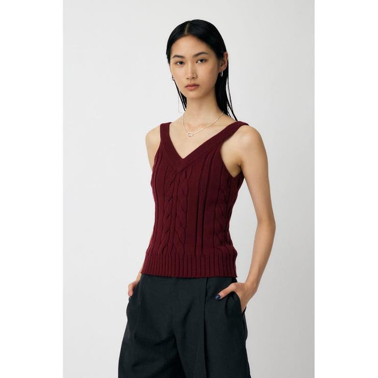 BRD | CABLE KNIT キャミソール | MOUSSY OUTLET
