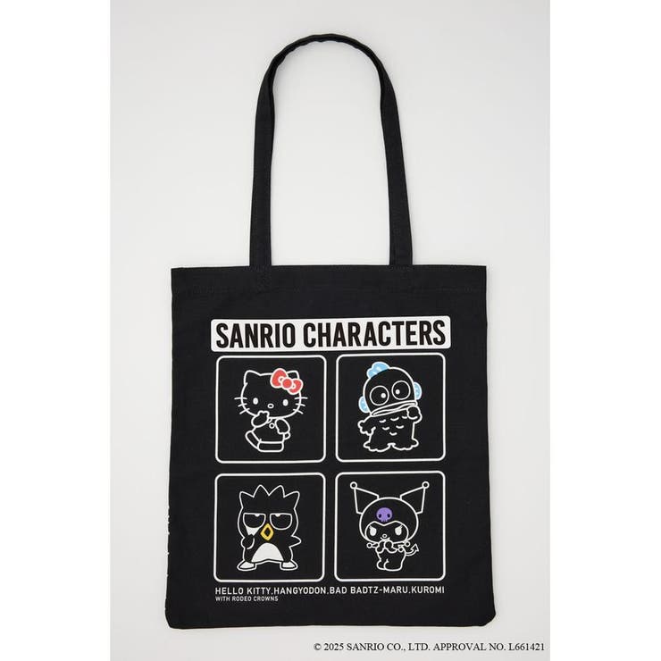 柄BLK5 | (サンリオキャラクターズ) BLC トートバッグ | RODEO CROWNS WIDE BOWL
