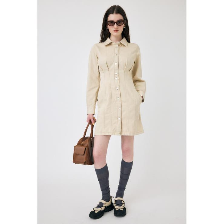 WAIST TUCK ミニドレス | MOUSSY OUTLET | 詳細画像16 