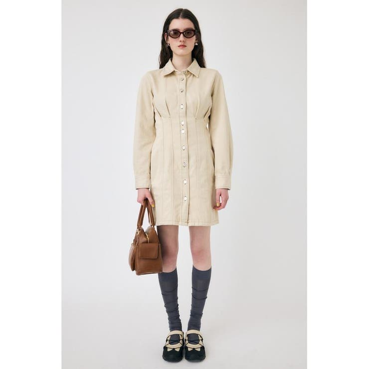 WAIST TUCK ミニドレス | MOUSSY OUTLET | 詳細画像18 