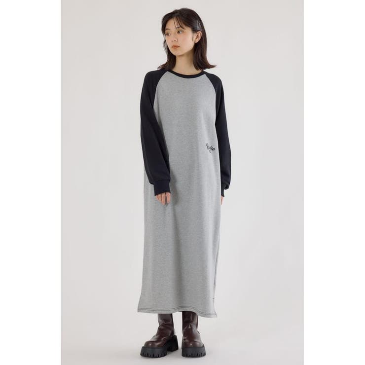 T.GRY | ラグランカラーステッチワンピース | RODEO CROWNS WIDE BOWL