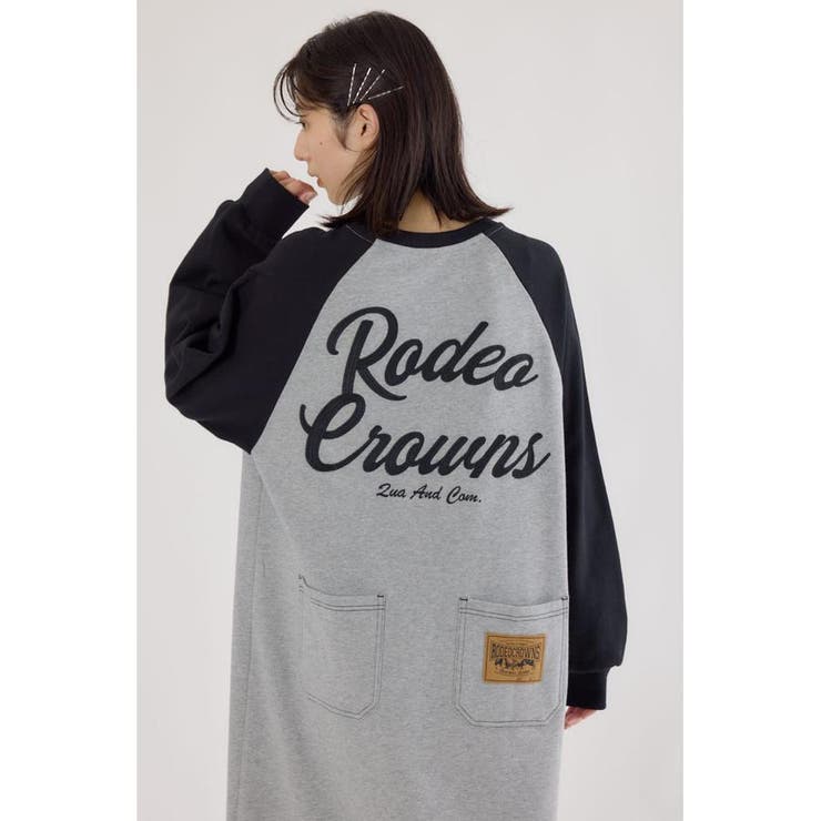 ラグランカラーステッチワンピース | RODEO CROWNS WIDE BOWL | 詳細画像24 