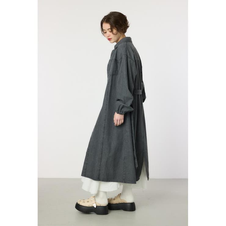 デニムフレアマキシワンピース | RODEO CROWNS WIDE BOWL | 詳細画像2 