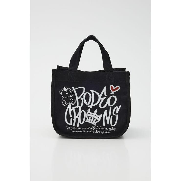 BLK | BRIDGE BEAR LOGO TOTE | RODEO CROWNS WIDE BOWL