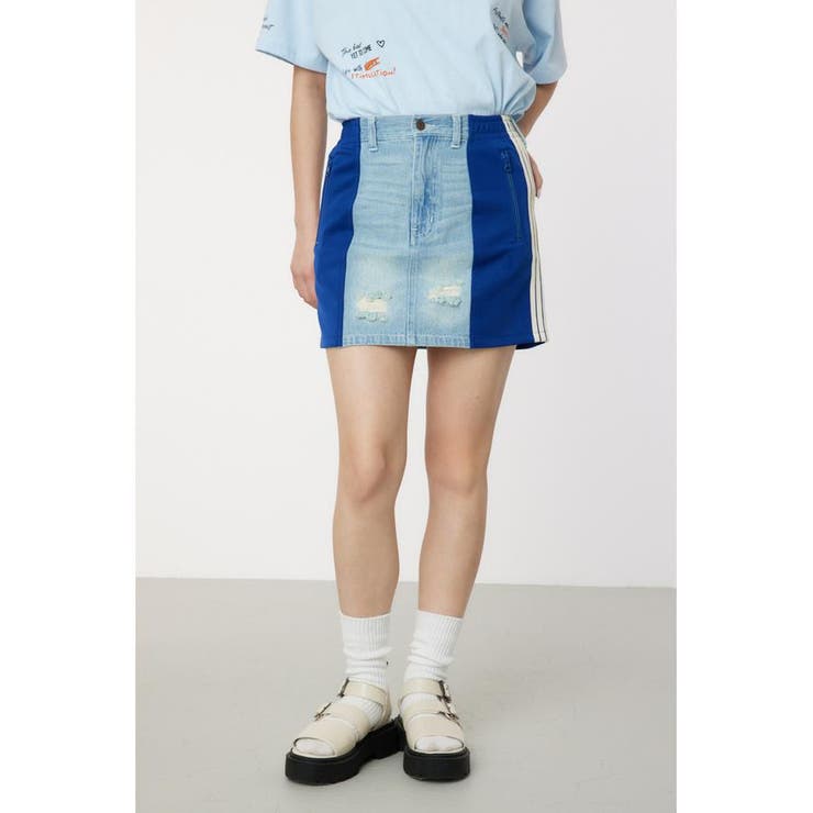 BLU | カスタムトラック DENIM MINI SK | RODEO CROWNS WIDE BOWL