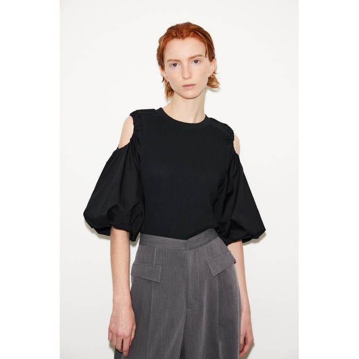 BLK | OPEN SHOULDER トップス | SLY OUTLET