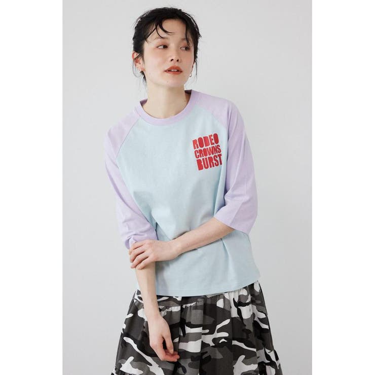 柄SAX5 | Ink Logo ラグランTシャツ | RODEO CROWNS WIDE BOWL