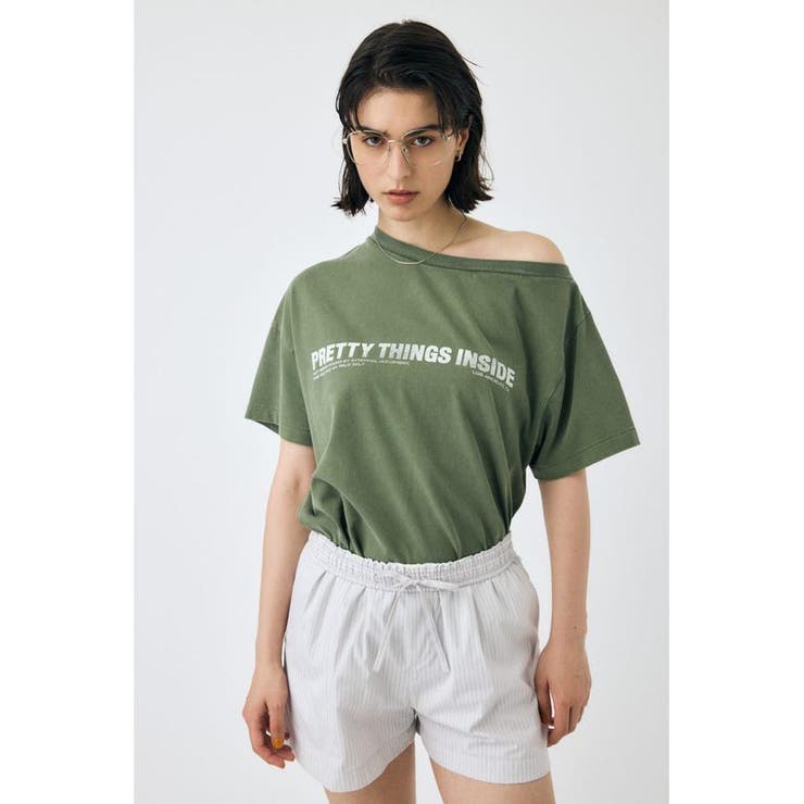 ONE SHOULDER TEE | MOUSSY OUTLET | 詳細画像22 