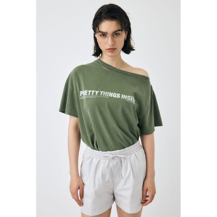 ONE SHOULDER TEE | MOUSSY OUTLET | 詳細画像24 