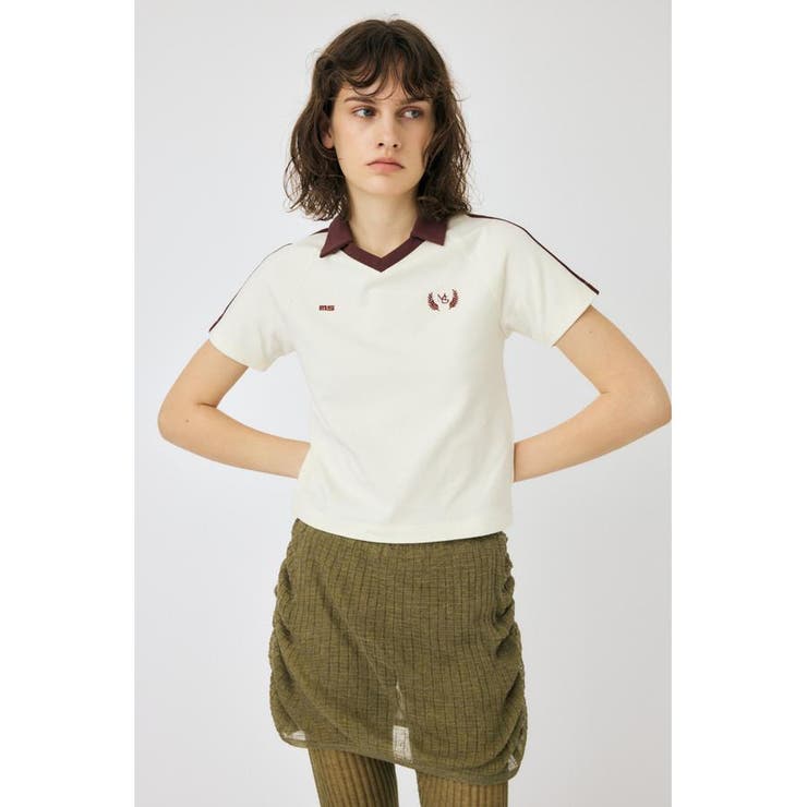 O/WHT1 | TINY SOCCER シャツ | MOUSSY OUTLET