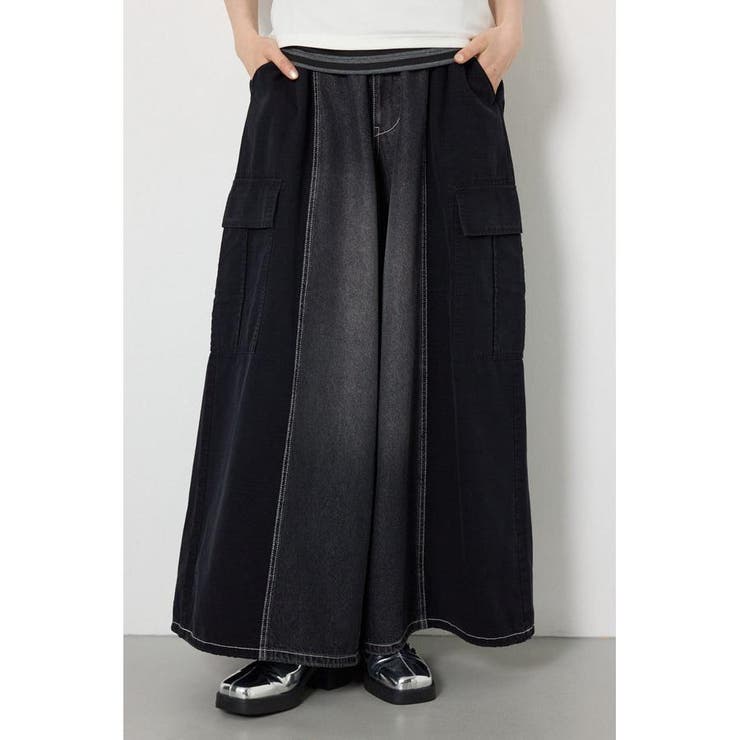 BLK | パラシュートカスタムカーゴパンツ | RODEO CROWNS WIDE BOWL
