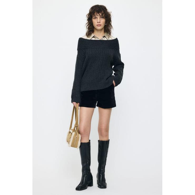 OVER RIB OFF SHOULDER トップス | MOUSSY OUTLET | 詳細画像21 