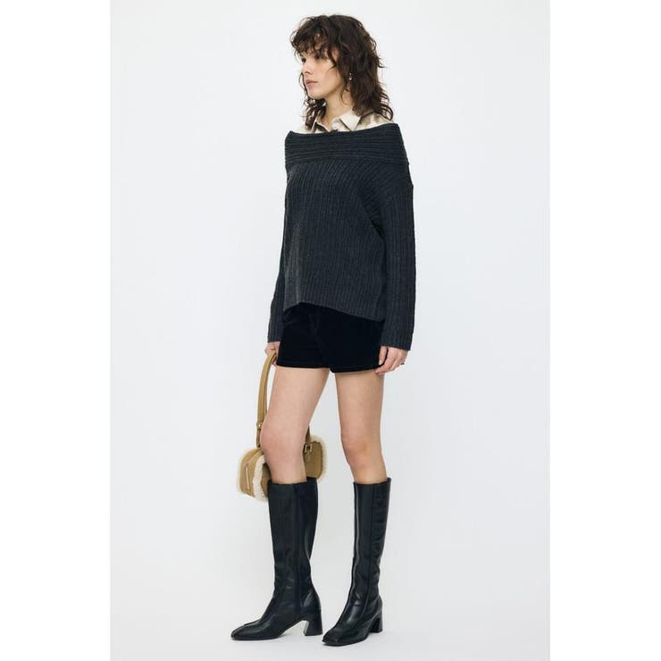 OVER RIB OFF SHOULDER トップス | MOUSSY OUTLET | 詳細画像23 