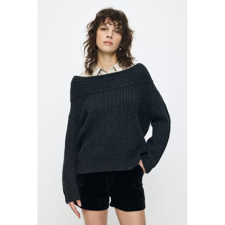 OVER RIB OFF SHOULDER トップス | MOUSSY OUTLET | 詳細画像24 