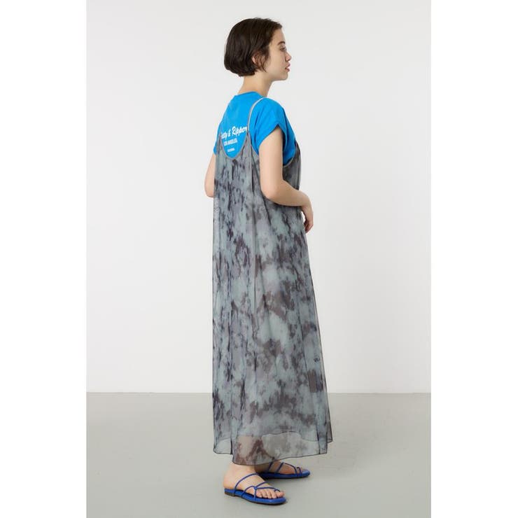 ニュアンスパターンシアーキャミワンピース | RODEO CROWNS WIDE BOWL | 詳細画像1 