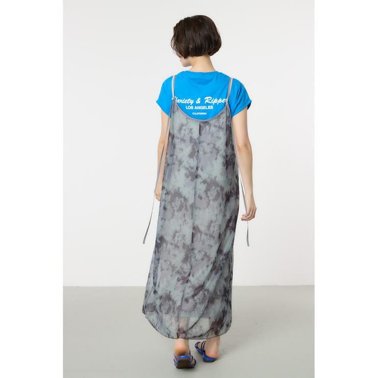 ニュアンスパターンシアーキャミワンピース | RODEO CROWNS WIDE BOWL | 詳細画像2 