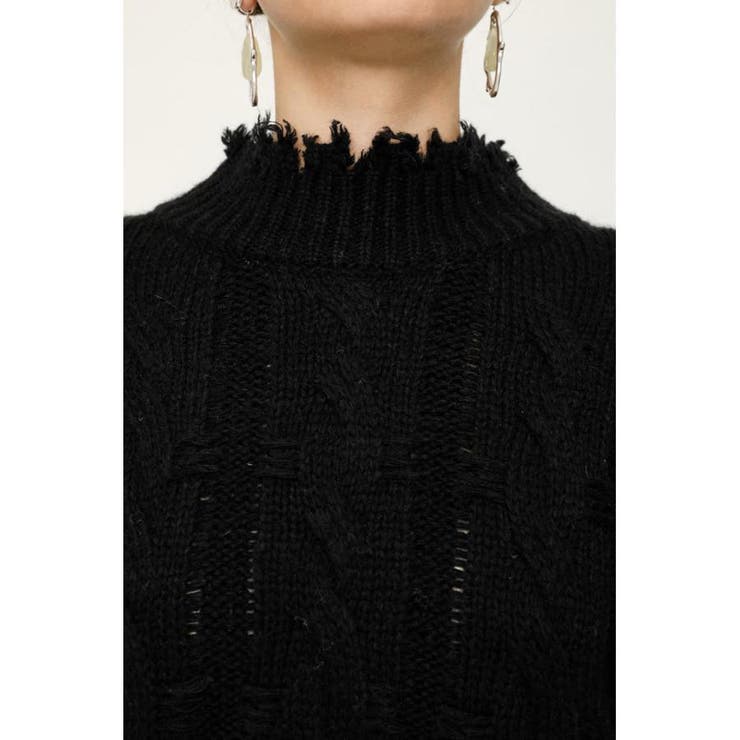 DAMAGED WOOL MIX LOOSE トップス | SLY OUTLET | 詳細画像15 