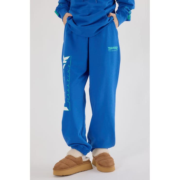 BLU | (THRASHER) スウェットパンツ | RODEO CROWNS WIDE BOWL