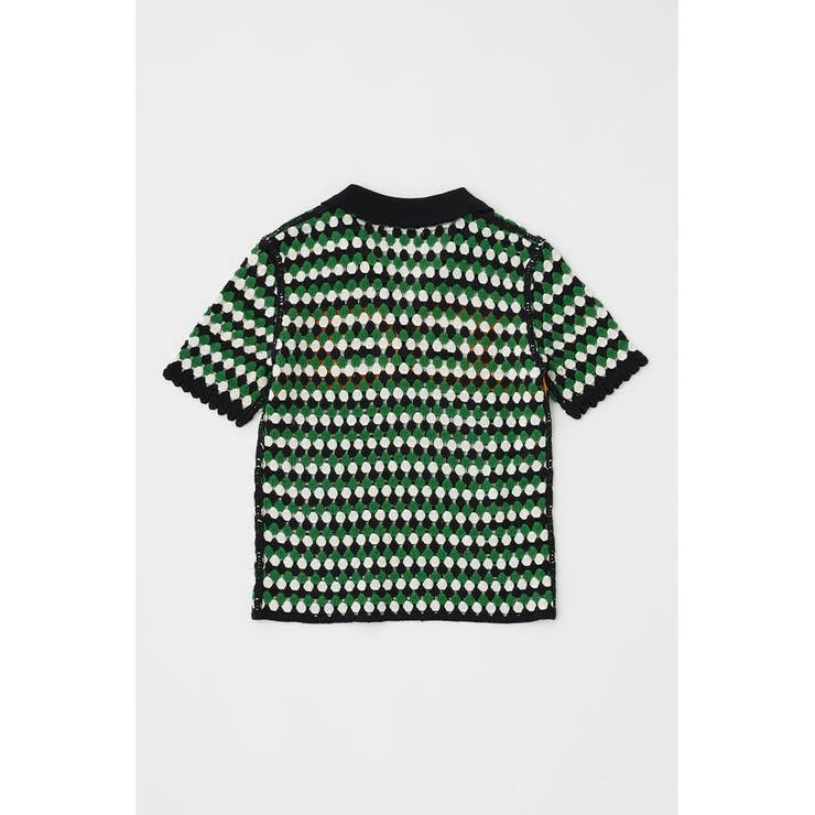 ADORABLE PATTERN ニットポロ | MOUSSY OUTLET | 詳細画像1 