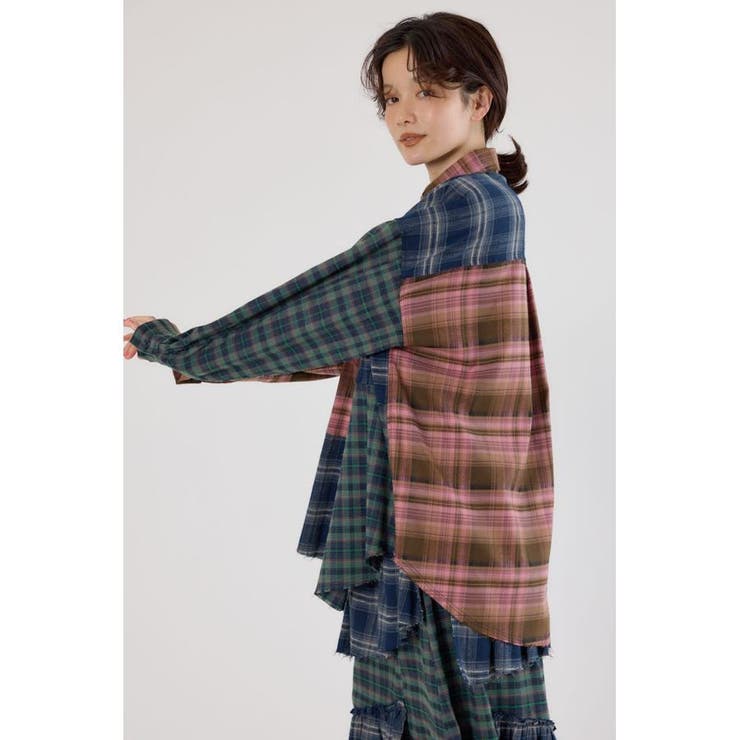 パッチワークチェックシャツ | RODEO CROWNS WIDE BOWL | 詳細画像20 