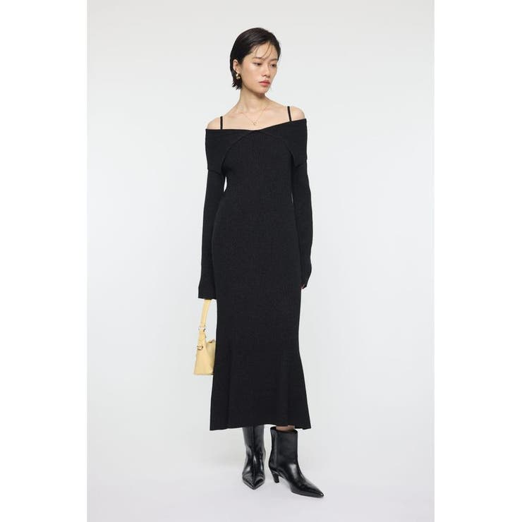 BIG COLLAR KNIT ドレス | MOUSSY OUTLET | 詳細画像2 