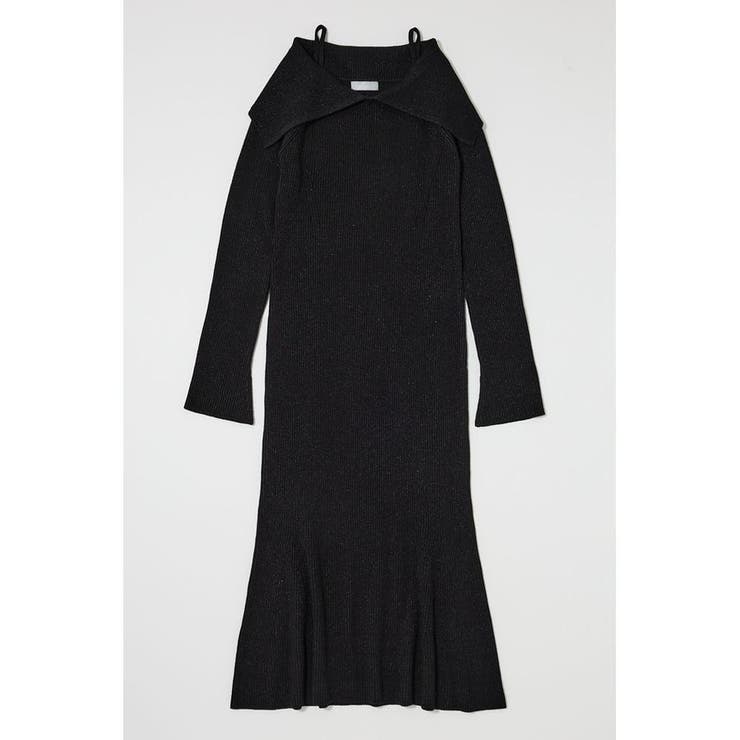BIG COLLAR KNIT ドレス | MOUSSY OUTLET | 詳細画像5 
