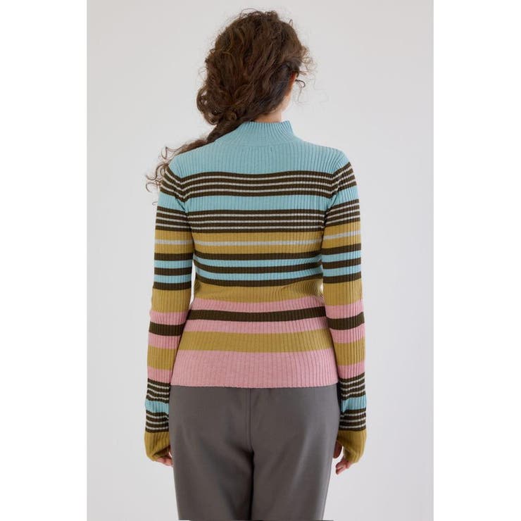 マルチボーダーニットトップス | RODEO CROWNS WIDE BOWL | 詳細画像25 