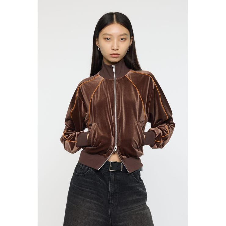 VELOUR TRACK トップス | MOUSSY OUTLET | 詳細画像15 