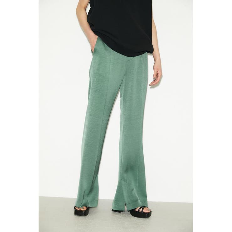SMOOTH SATIN FLARE パンツ | SLY OUTLET | 詳細画像9 
