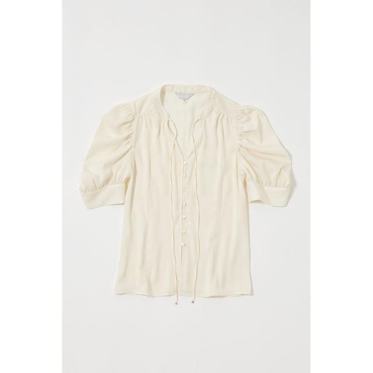 GATHERED SHOULDER ハーフスリーブブラウス | MOUSSY OUTLET | 詳細画像7 
