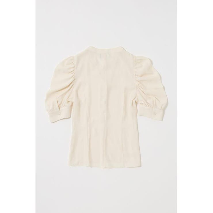 GATHERED SHOULDER ハーフスリーブブラウス | MOUSSY OUTLET | 詳細画像8 