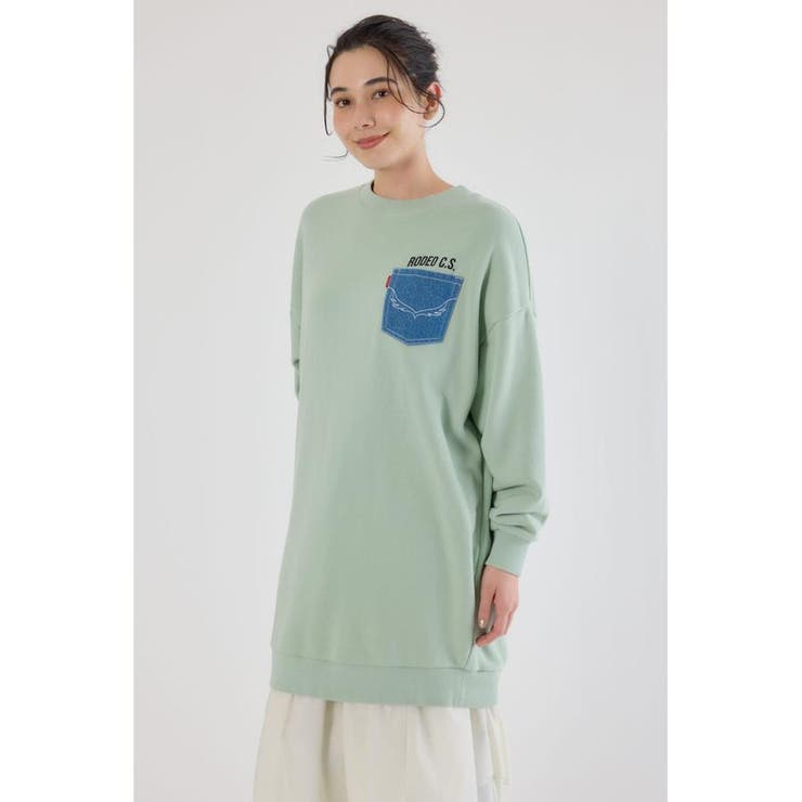 グランジロゴデニムアップリケワンピース | RODEO CROWNS WIDE BOWL | 詳細画像13 