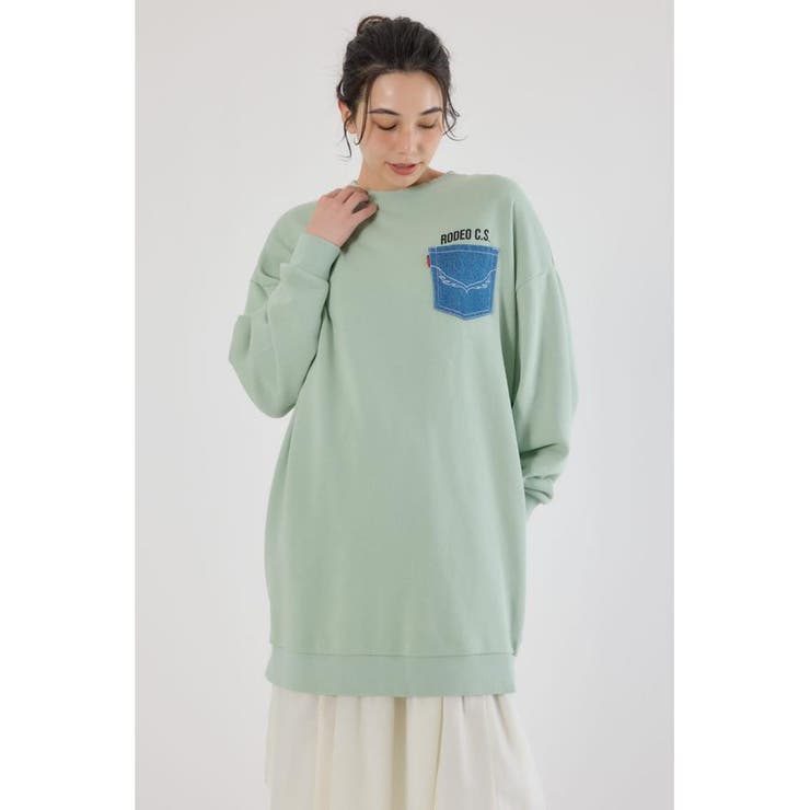 グランジロゴデニムアップリケワンピース | RODEO CROWNS WIDE BOWL | 詳細画像15 