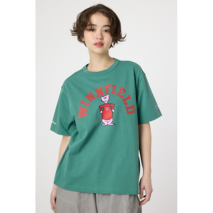 L/GRN1 | カッレジアソートTシャツ | RODEO CROWNS WIDE BOWL