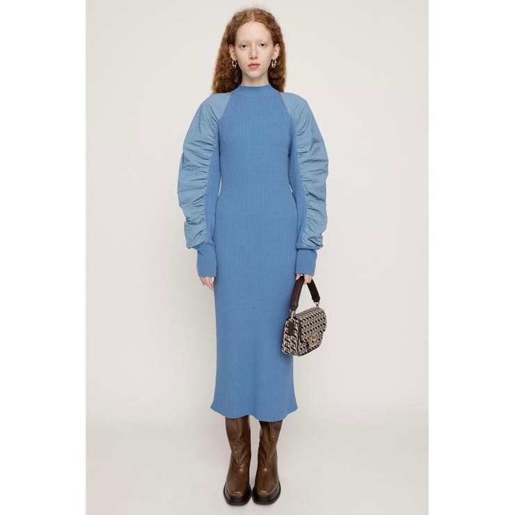 L/BLU1 | DOCKING S／L LONG ワンピース | SLY OUTLET
