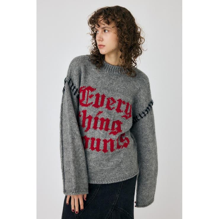 KNITTED WORDS セーター | MOUSSY OUTLET | 詳細画像31 