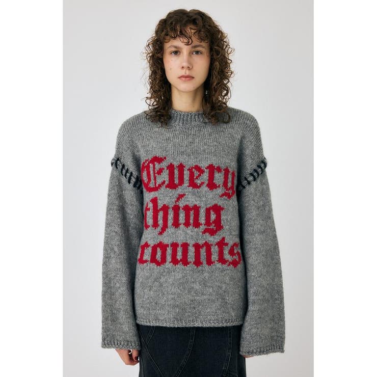 KNITTED WORDS セーター | MOUSSY OUTLET | 詳細画像32 