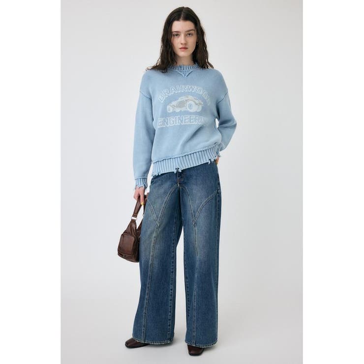 VINTAGE LIKE PRINTED セーター | MOUSSY OUTLET | 詳細画像15 