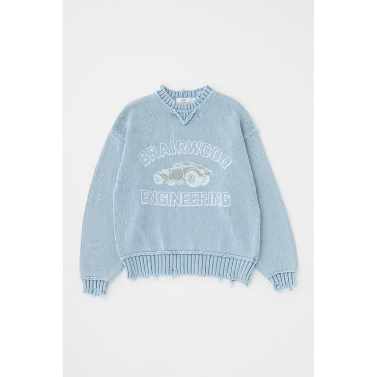 VINTAGE LIKE PRINTED セーター | MOUSSY OUTLET | 詳細画像19 