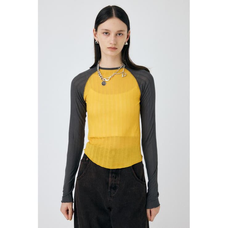 YEL | BROAD RIB ラグラントップス | MOUSSY OUTLET