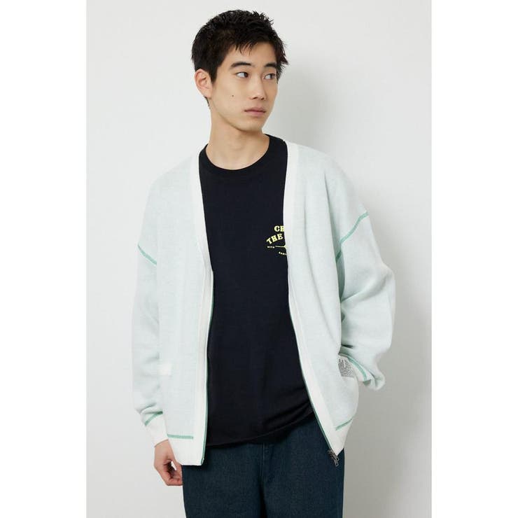 スウェットライクZIPカーディガン | RODEO CROWNS WIDE BOWL | 詳細画像2 